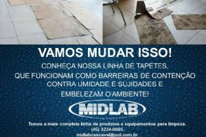 Tapetes liso e personalizados.